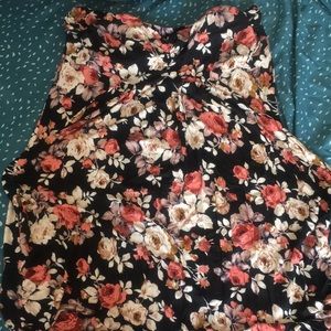 Floral Tube Dress 3X Forever 21